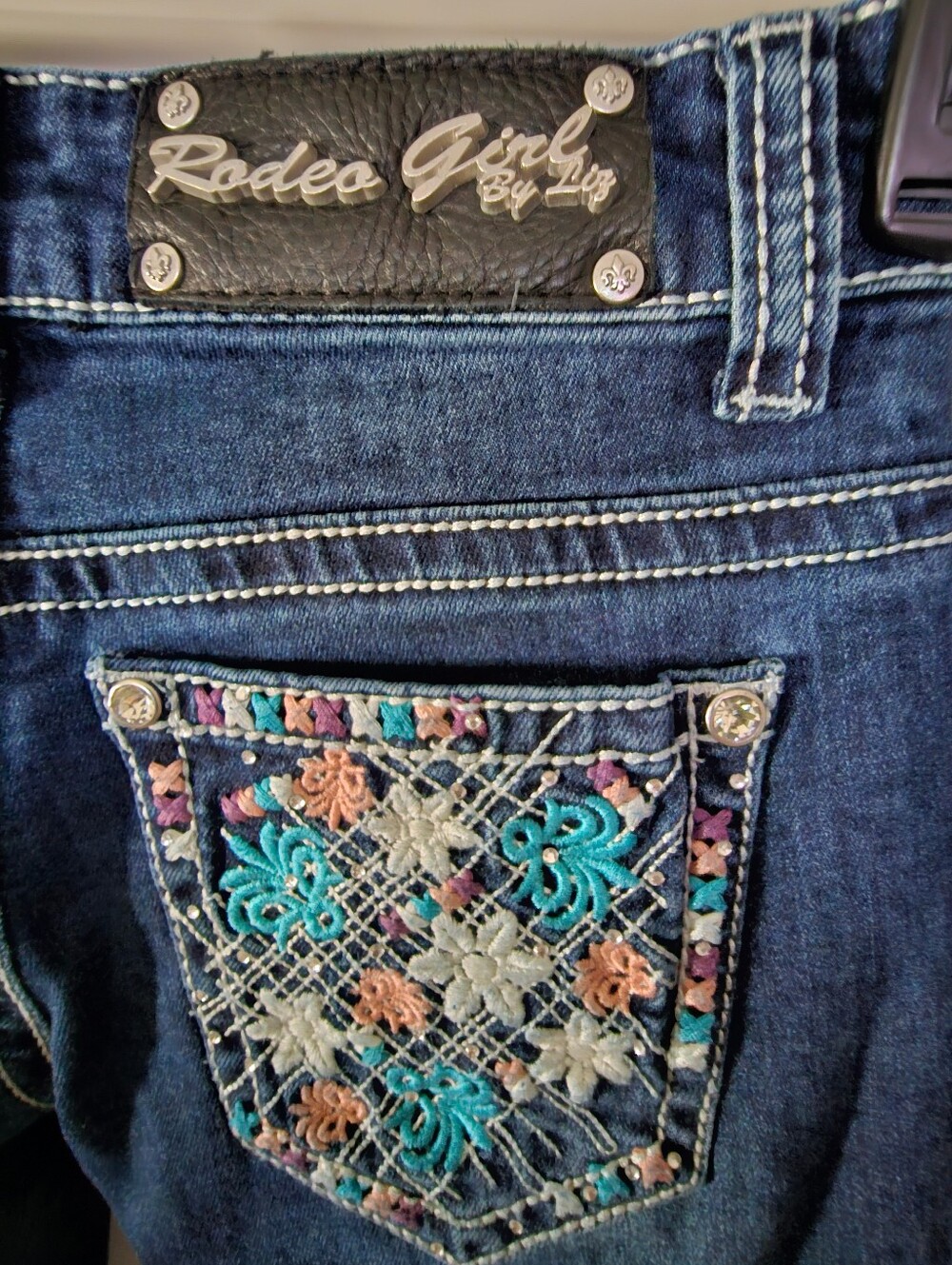 Rodeo Girl by Liz Embroidered Bootcut Jeans